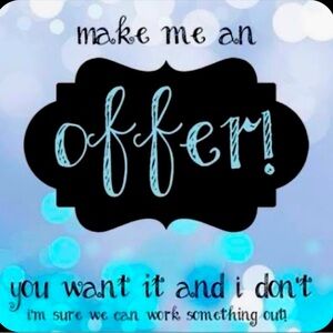 💐Make me an offer💐
